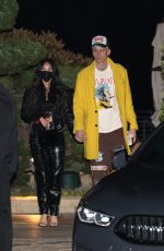 MEGAN FOX and Machine Gun Kelly Out for Dinner at Nobu in Malibu 04/22/2021