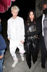 MEGAN FOX and Machine Gun Kelly Out for Dinner in Los Angeles 04/20/2021