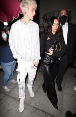 MEGAN FOX and Machine Gun Kelly Out for Dinner in Los Angeles 04/20/2021