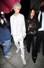 MEGAN FOX and Machine Gun Kelly Out for Dinner in Los Angeles 04/20/2021
