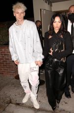 MEGAN FOX and Machine Gun Kelly Out for Dinner in Los Angeles 04/20/2021