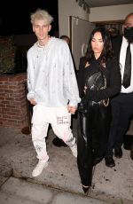 MEGAN FOX and Machine Gun Kelly Out for Dinner in Los Angeles 04/20/2021