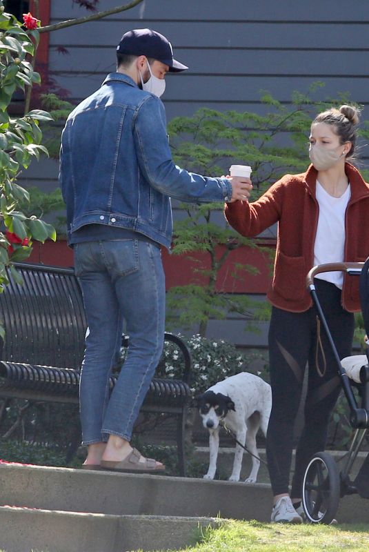 MELISSA BENOIST Out with Her Family in Vancouver 04/21/2021