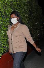 MINDY KALING at Giorgio Baldi in Santa Monica 04/02/2021