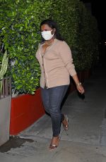 MINDY KALING at Giorgio Baldi in Santa Monica 04/02/2021