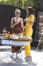 MIRANDA KERR Surprises KATE HUDSON and SARA FOSTER in Los Angeles 04/14/2021