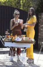 MIRANDA KERR Surprises KATE HUDSON and SARA FOSTER in Los Angeles 04/14/2021