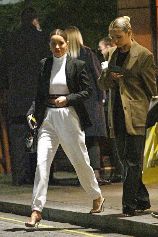 MOLLY MAE HAGUE and MAURA HIGGINS at Zuma Restaurant and Bar in London 04/19/2021