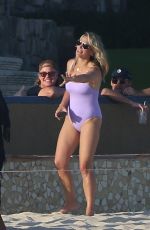 MOLLY SIMS in Swimsuit at a Beach in Cabo San Lucas 04/05/2021