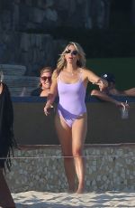 MOLLY SIMS in Swimsuit at a Beach in Cabo San Lucas 04/05/2021