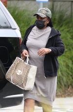 MONICA BRAITHWAITE Leaves a Medical Building in Los Angeles 04/13/2021