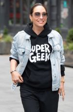 MYLEENE KLASS Arrives at Global Studios in London 04/12/2021