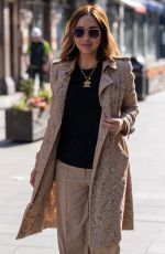 MYLEENE KLASS Arrives at Global Studios in London 04/14/2021