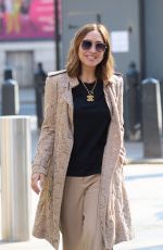 MYLEENE KLASS Arrives at Global Studios in London 04/14/2021