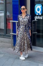 MYLEENE KLASS Arrives at Global Studios in London 04/29/2021