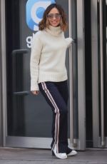 MYLEENE KLASS Arrives at Heart Radio in London 04/07/2021