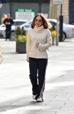 MYLEENE KLASS Arrives at Heart Radio in London 04/07/2021