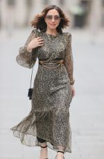 MYLEENE KLASS Arrives at Smooth Radio in London 04/03/2021
