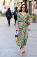 MYLEENE KLASS Arrives at Smooth Radio in London 04/04/2021