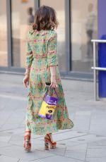MYLEENE KLASS Arrives at Smooth Radio in London 04/04/2021