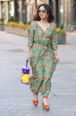 MYLEENE KLASS Arrives at Smooth Radio in London 04/04/2021