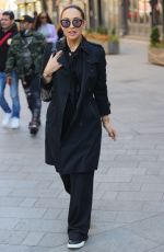 MYLEENE KLASS Arrives at Smooth Radio in London 04/17/2021
