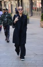 MYLEENE KLASS Arrives at Smooth Radio in London 04/17/2021