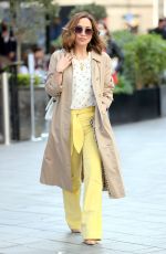 MYLEENE KLASS Arrives at Smooth Radio in London 04/24/2021