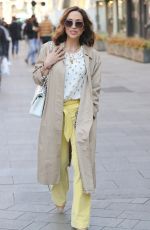 MYLEENE KLASS Arrives at Smooth Radio in London 04/24/2021