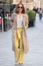 MYLEENE KLASS Arrives at Smooth Radio in London 04/24/2021