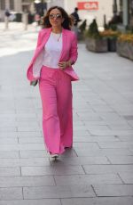 MYLEENE KLASS Arrives on Her Birthday at Smooth Radio in London 04/06/2021