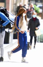 NAOMI CAMPBELL Out and About in New York 04/22/2021