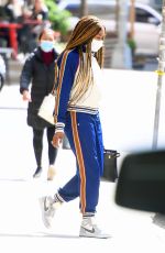 NAOMI CAMPBELL Out and About in New York 04/22/2021