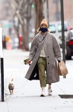 NAOMI WATTS Out with Her Dog in New York 04/02/2021