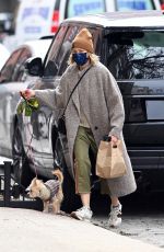 NAOMI WATTS Out with Her Dog in New York 04/02/2021