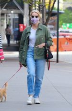 NAOMI WATTS Out with Her Dog in New York 04/28/2021