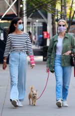 NAOMI WATTS Out with Her Dog in New York 04/28/2021