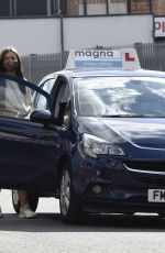 NATALIA ZOPPA Heading off for Her First Driving Lesson in Manchester 04/12/2021