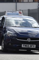 NATALIA ZOPPA Heading off for Her First Driving Lesson in Manchester 04/12/2021