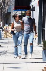 NATALIE JOY and Nick Viall Out for Lunch in Los Angeles 04/20/2021