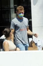 NATALIE JOY and Nick Viall Out for Lunch in Los Angeles 04/20/2021