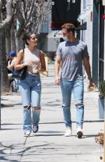NATALIE JOY and Nick Viall Out for Lunch in Los Angeles 04/20/2021