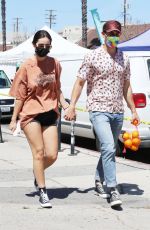 NATALIE JOY at a Farmers Market in Los Angeles 04/04/2021