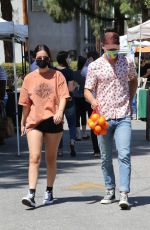 NATALIE JOY at a Farmers Market in Los Angeles 04/04/2021