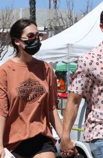 NATALIE JOY at a Farmers Market in Los Angeles 04/04/2021