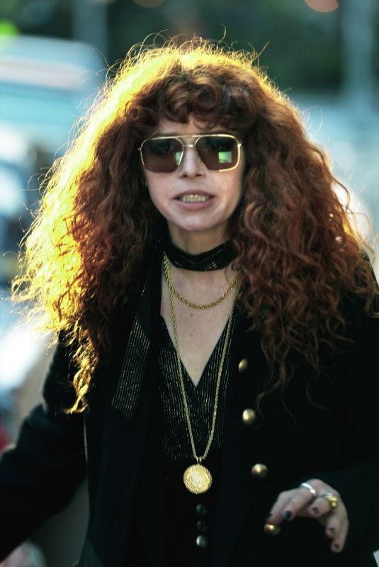 NATASHA LYONNE on teh Set of Russian Doll in New York 04/13/2021