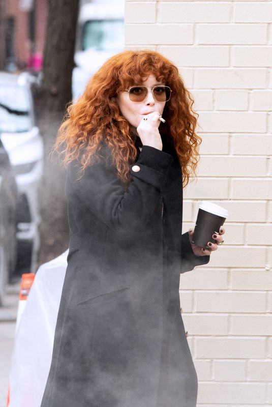 NATASHA LYONNE on the Set of Russian Doll, Season 2 in New York 03/31/2021