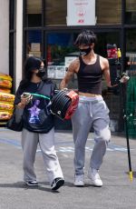 NESSA BARRETT Out Shopping in West Hollywood 04/24/2021