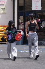NESSA BARRETT Out Shopping in West Hollywood 04/24/2021