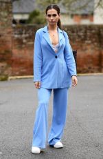 NICOLE BASS on the Set of The Only Way is Essex 03/28/2021